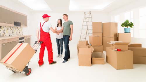 Organized Queenspark packing service with protective materials and moving supplies