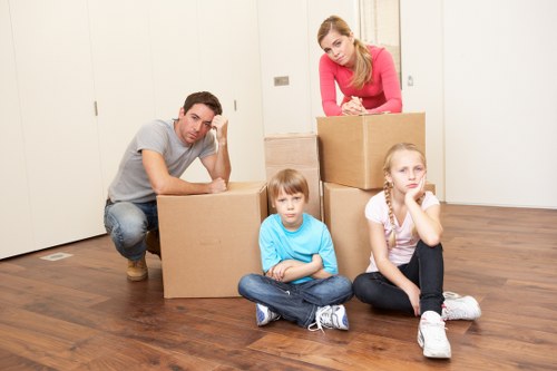 Professional loading assistance for a Queenspark man and van move