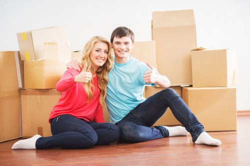 Moving day preparation for house removals in Queenspark